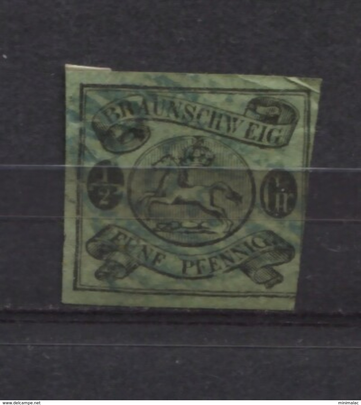 Germany States Braunschweig  1/2 Gr Used - Braunschweig