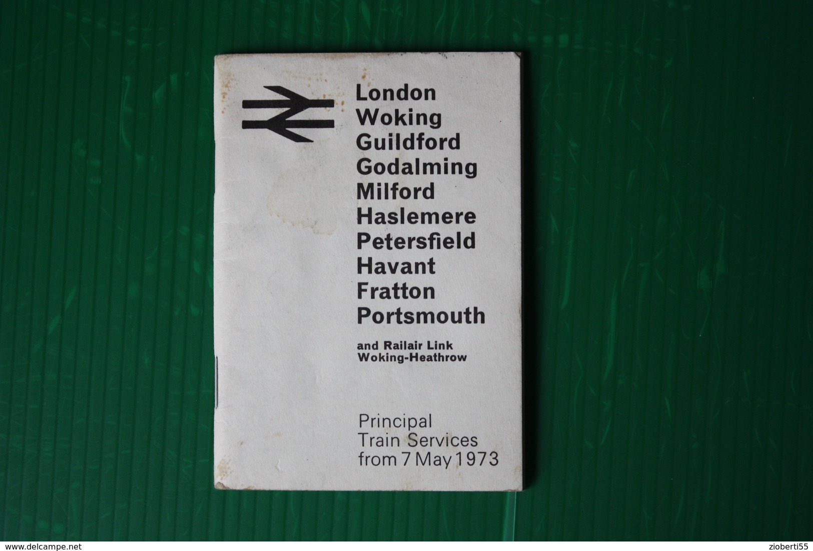 ORAIO TRENI LONDON-PORTSMOUTH - 1973 - Europa