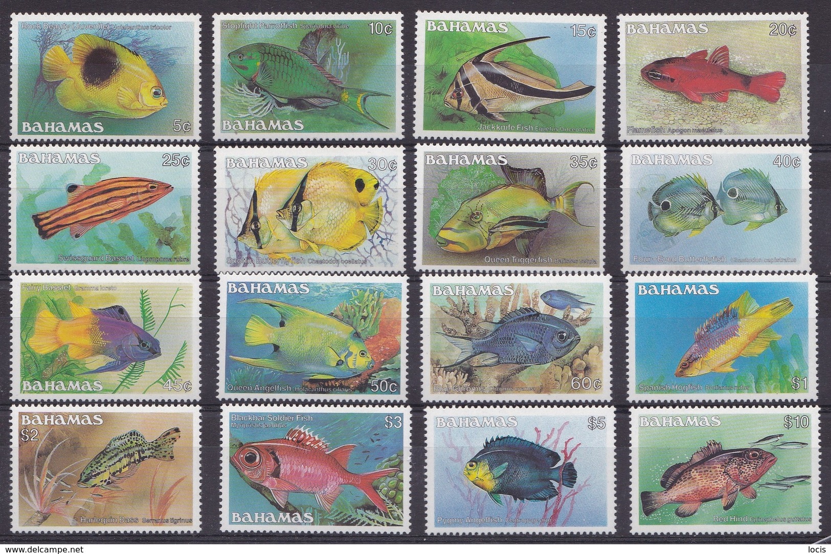 BAHAMAS 1986 MNH And MVLH - Poissons