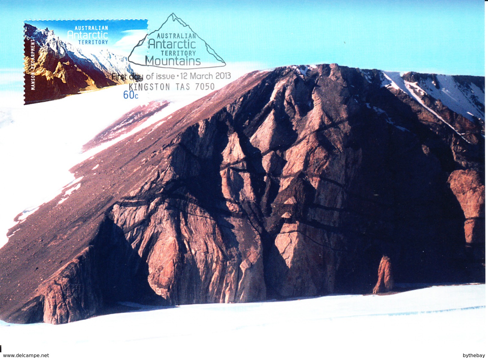 Australian Antarctic Territory Maxicard 2013 60c Mawson Escaspment - Mountains - Cartes-maximum