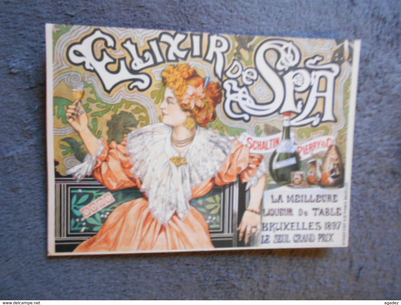 CPA  Moderne Affiche De Raff Lagye Elixir De Spa  Schaltin Pierry Très Bon état - Spa