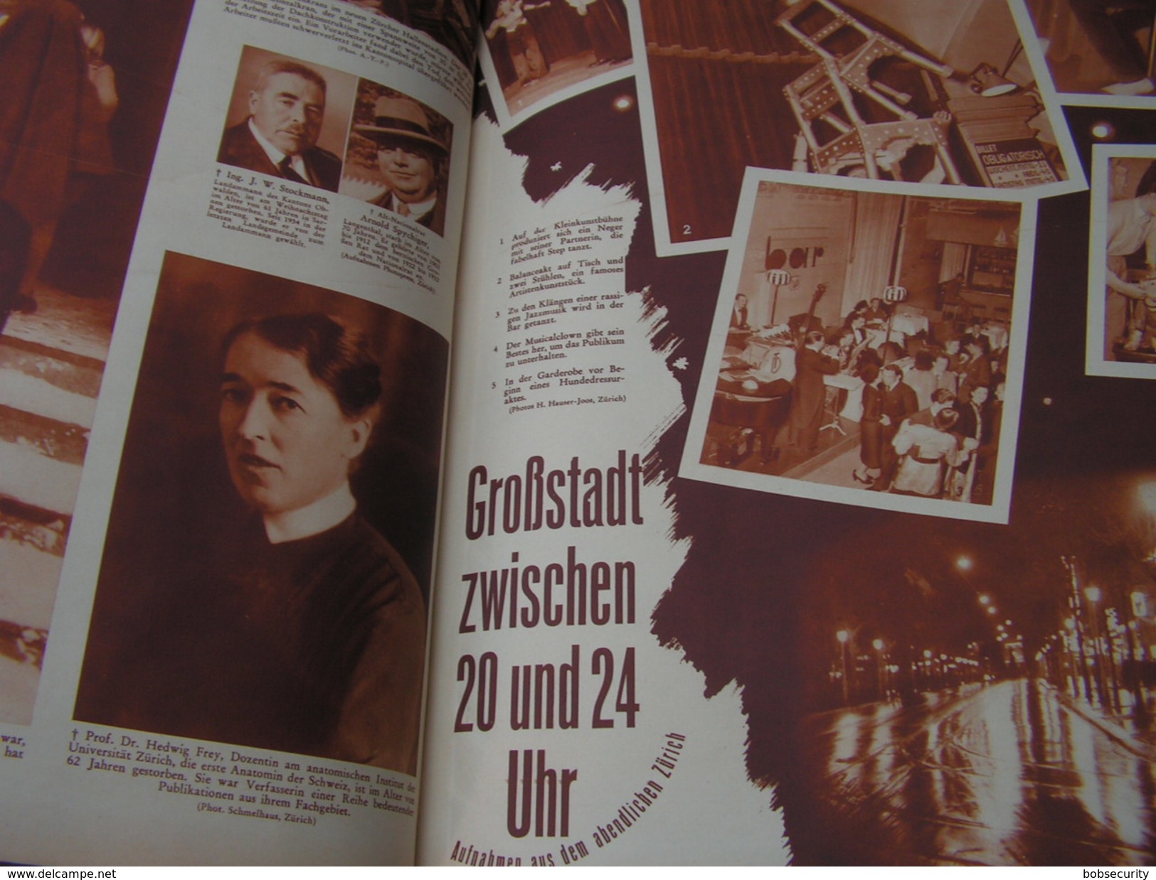 Schweizer Ilustrierte 1939 Teil I Januar Bis Juni Als Buch , Sport , Krieg , Reklame , Eregnise, Katastrophen - Zeitschriften & Kataloge