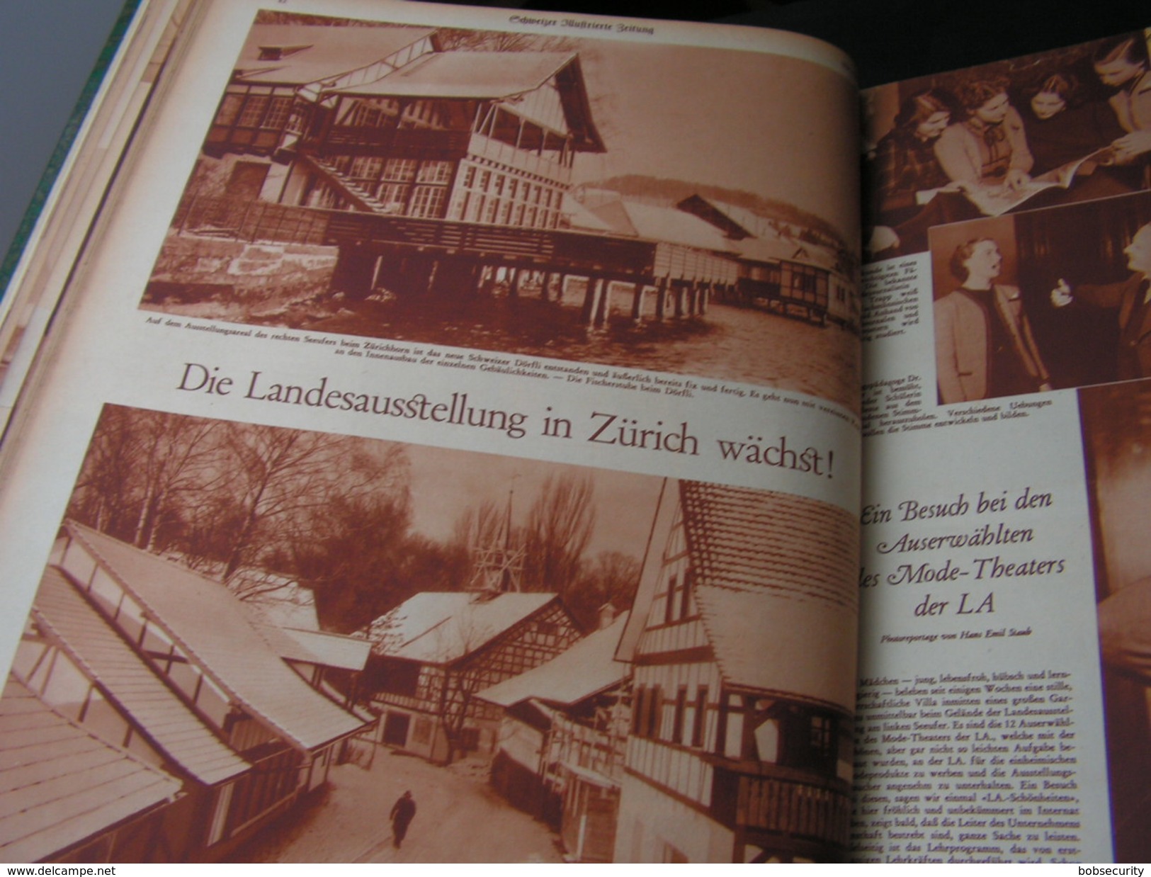 Schweizer Ilustrierte 1939 Teil I Januar bis Juni als Buch , Sport , Krieg , Reklame , Eregnise, Katastrophen