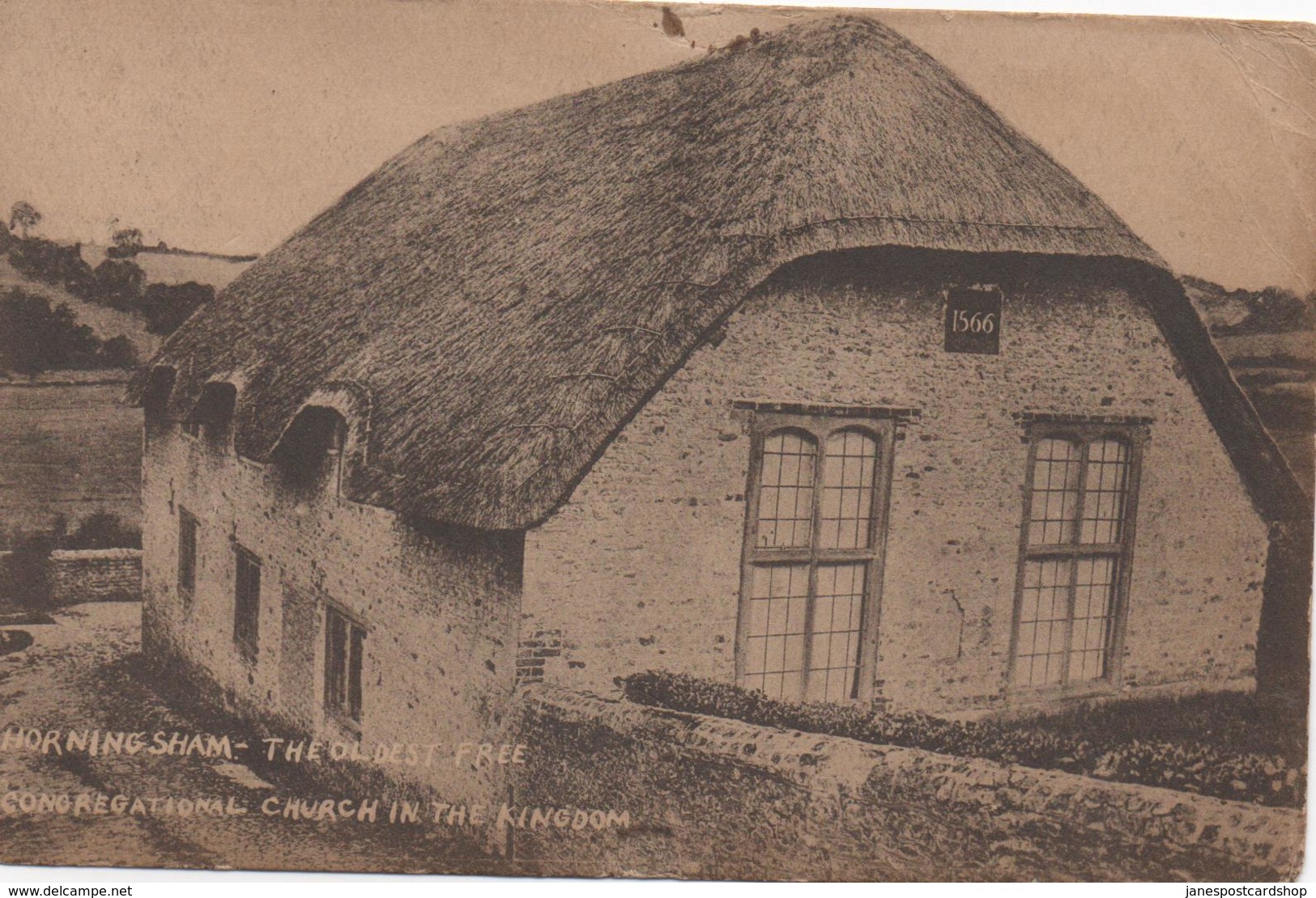 HORNINGSHAM - THE OLDEST FREE CONGREGATIONAL CHURCH IN THE KINGDOM - With SUTTON VENY CAMP POSTMARK 1916 - Other & Unclassified