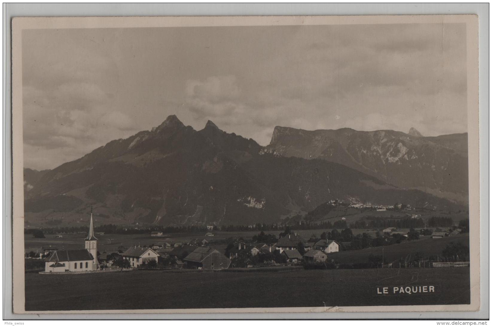 Le Paquier (Fribourg) - Photo: S. Glasson No. 1005 - Le Pâquier