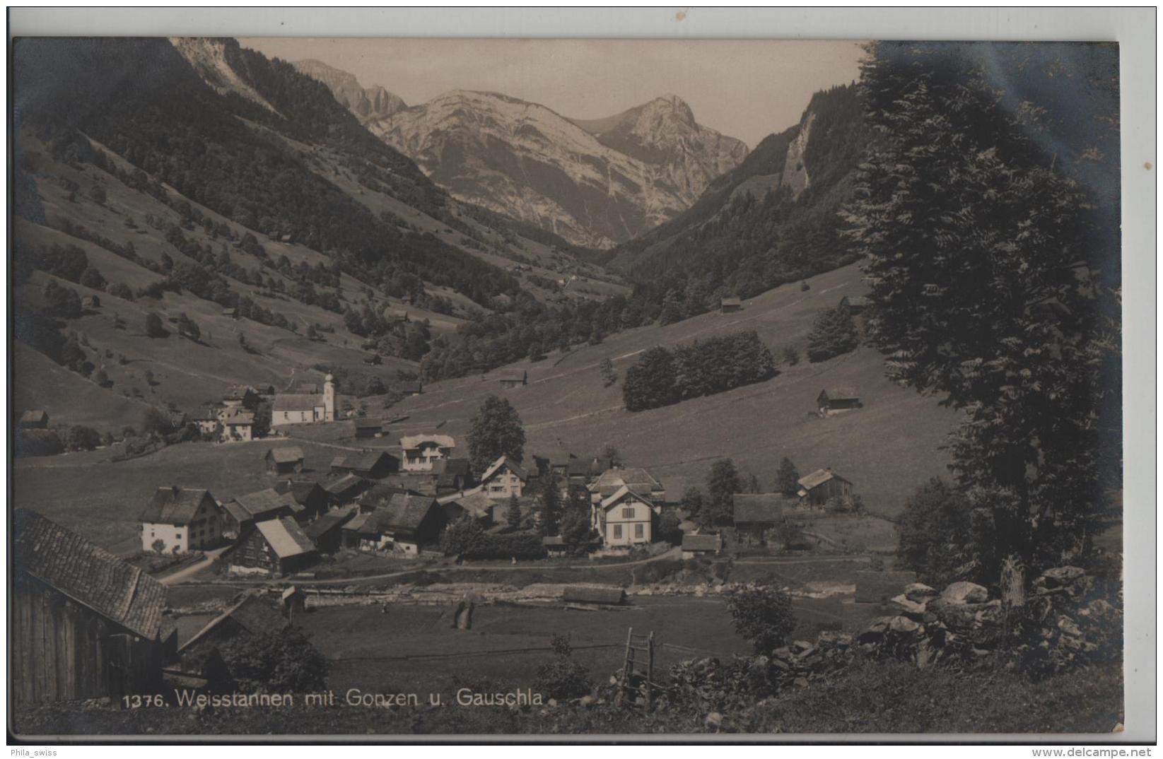 Weisstannen Mit Gonzen Und Gauschla - Photo: Frei & Co. - Altri & Non Classificati