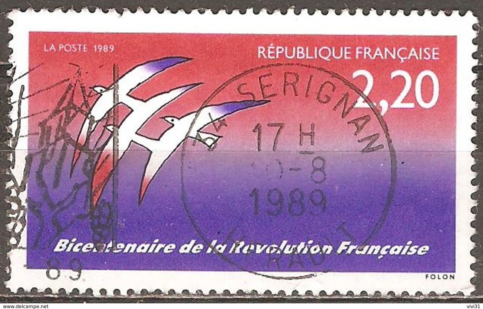 France - 1989 - Bicentenaire De La Révolution Française - YT 2560 Oblitéré - Oblitérés