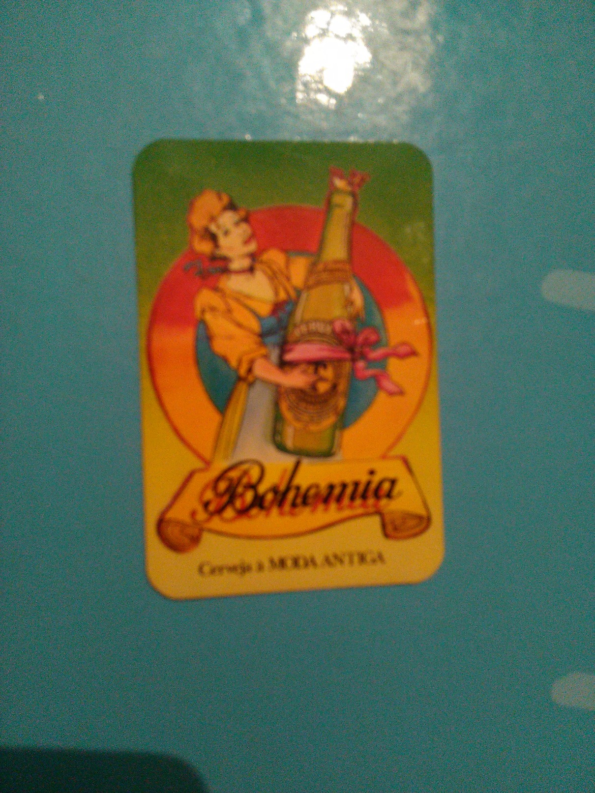 Pocket Calendar Beer Bohemia 1987. Portugal - Formato Piccolo : 1981-90