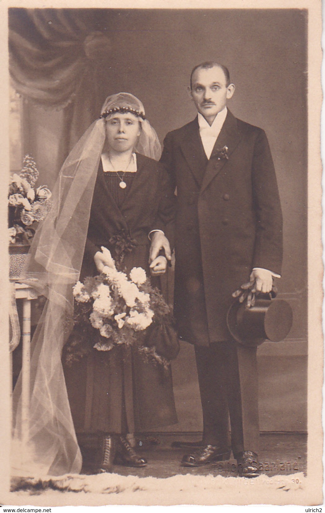 AK Foto Brautpaar - Ca. 1910/20 (26367) - Noces