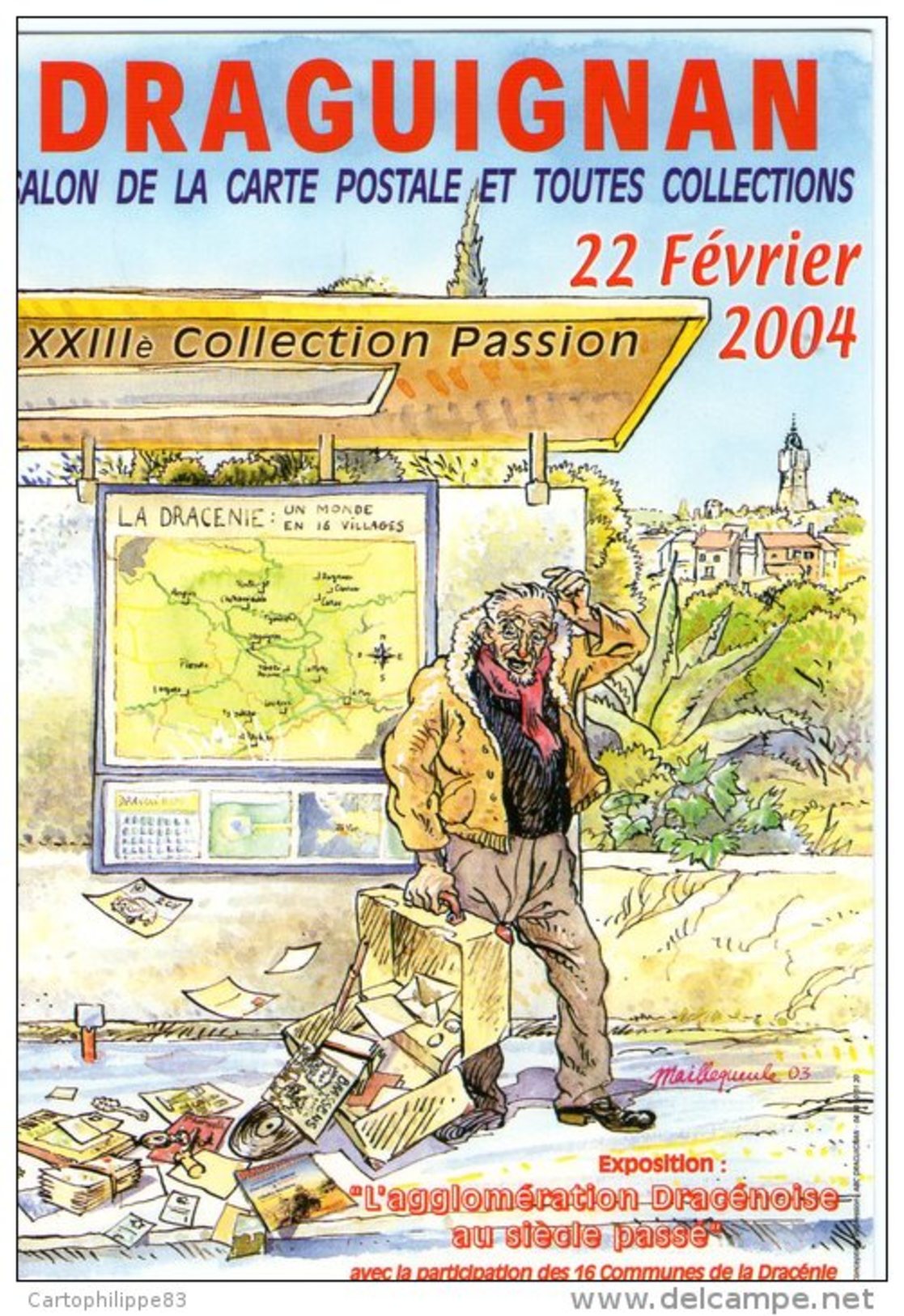 Salon XXIII ÈME  COLLECTION PASSION DRAGUIGNAN VAR  ILLUSTRATEUR M CROSA - Beursen Voor Verzamellars