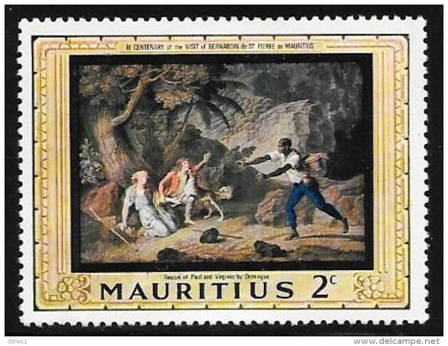 Mauritius, Scott # 333 Mint Hinged Painting, 1968 - Mauritius (1968-...)