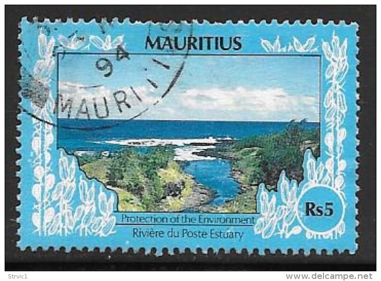 Mauritius, Scott # 694 Used Estuary, 1989, Undated - Mauritius (1968-...)