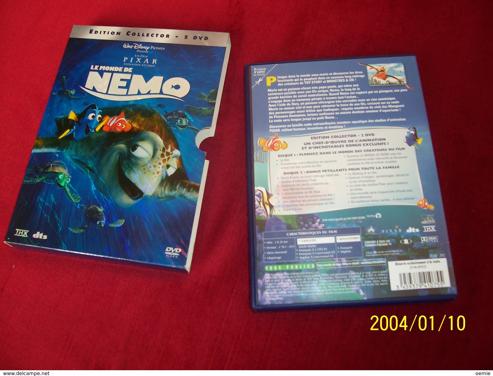 LE MONDE DE NEMO   °° DOUBLE DVD - Cartoons