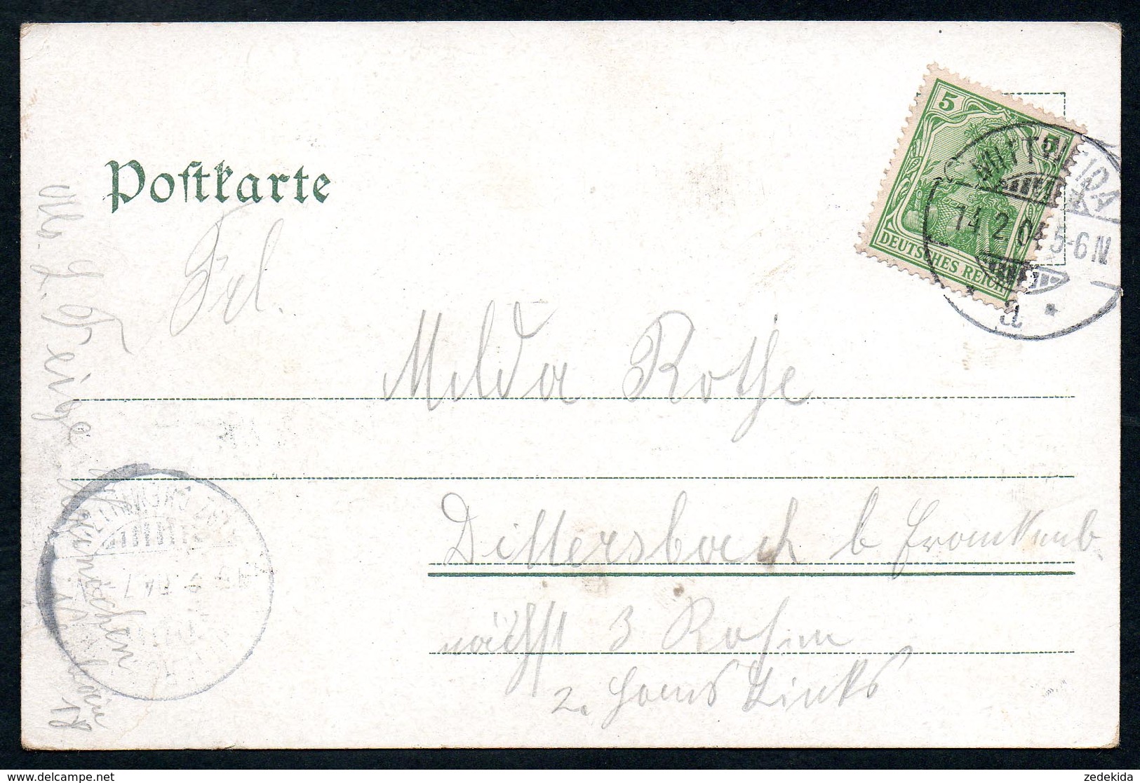 8714 - Alte Ansichtskarte - Mittweida - Stadtpark - Gel 1904 - Heliocolorkarte Ottmar Zieher - Mittweida