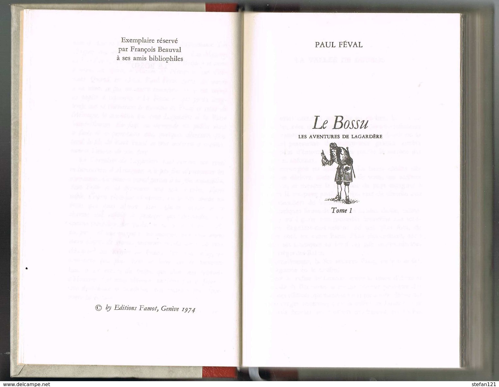 Le Bossu - Les Aventures De Lagardère - 4 Tomes - Paul Féval - 1974 - - Historique