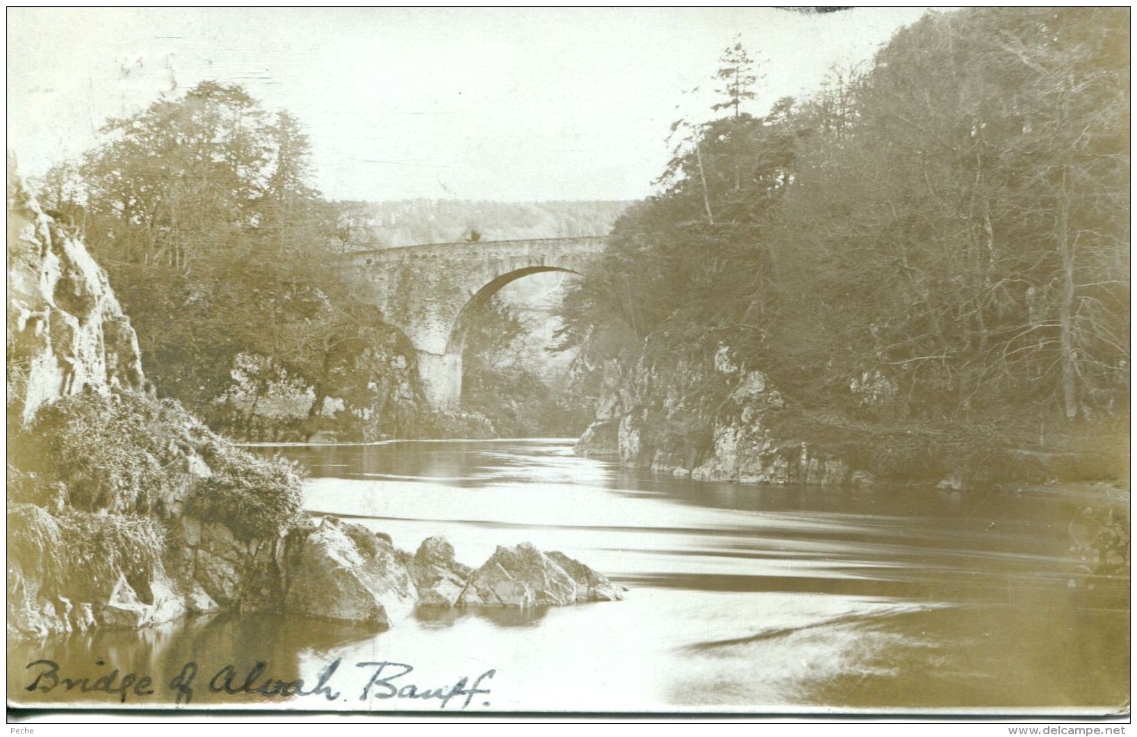 N°29886 -cpa Bridge Alvah Banff - Banffshire