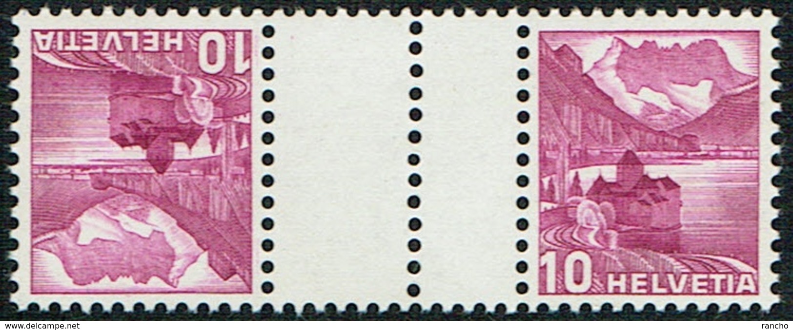 ** TÊTE-BÊCHE AVEC PONT P/V. TIMBRES COLLECTIONS NEUFS 1936 C/.S.B.K. Nr:S48y. Y&TELLIER Nr:291a. MICHEL Nr:KZ10yIC. ** - Tête-bêche