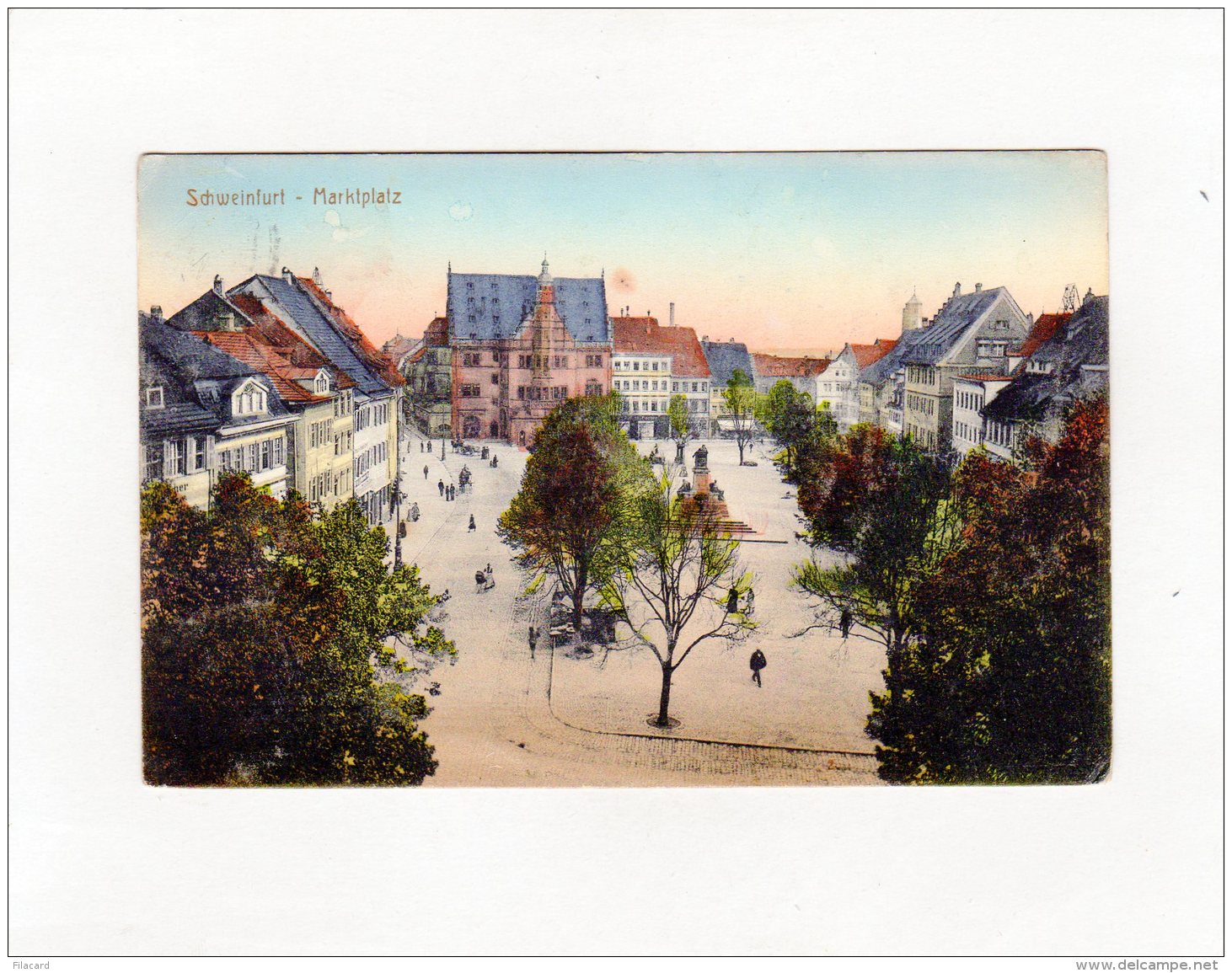 66446    Germania,   Schweinfurt,  Marktplatz,  VG  1914 - Schweinfurt