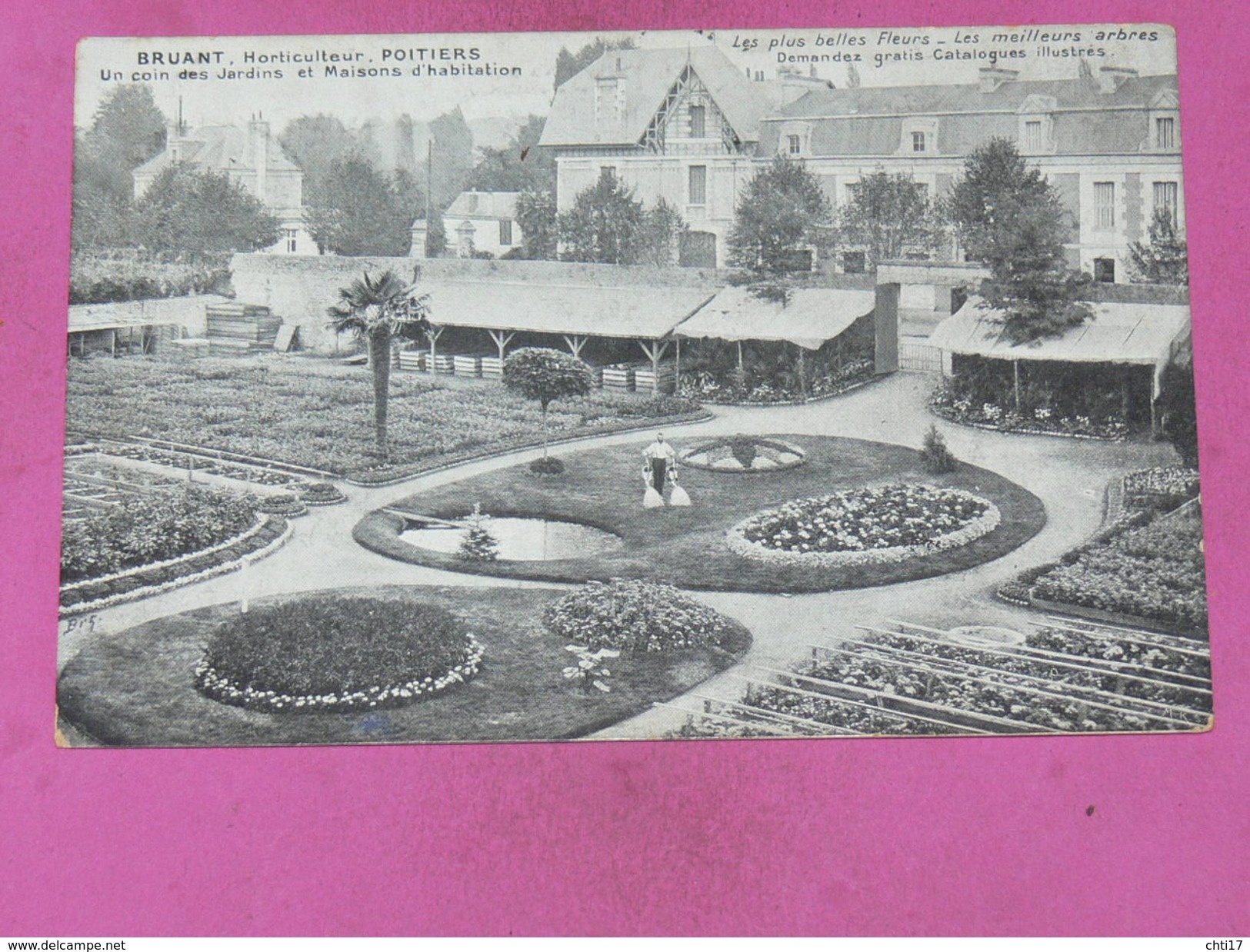 POITIERS /  1910 /   COMMERCE / METIER HORTICULTEUR  "BRUANT"    EDIT   CIRC - Poitiers