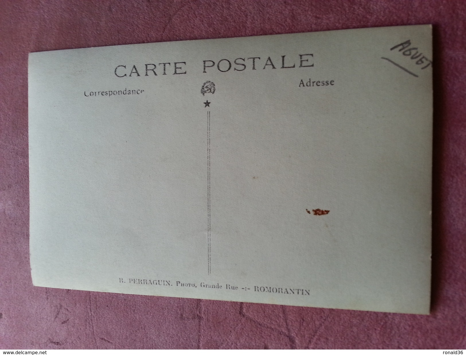 Cpp 41 ROMORANTIN Portrait De Communiant CADOT ? Missel Chapelet / Lot AGUET PHOTOGRAPHE PARRAGUIN - Genealogia