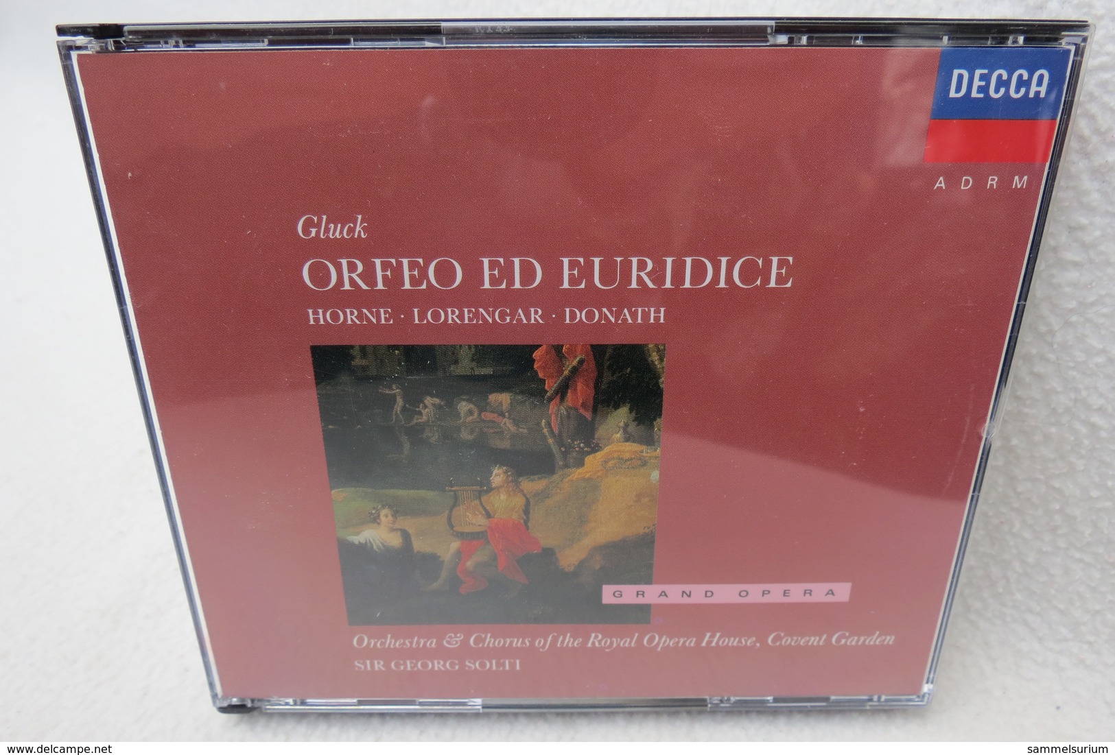 2 CDs "Orfeo Ed Euridice" Orchestra & Chorus Of The Royal Opera House, Covent Garden, Sir Georg Solti - Opera