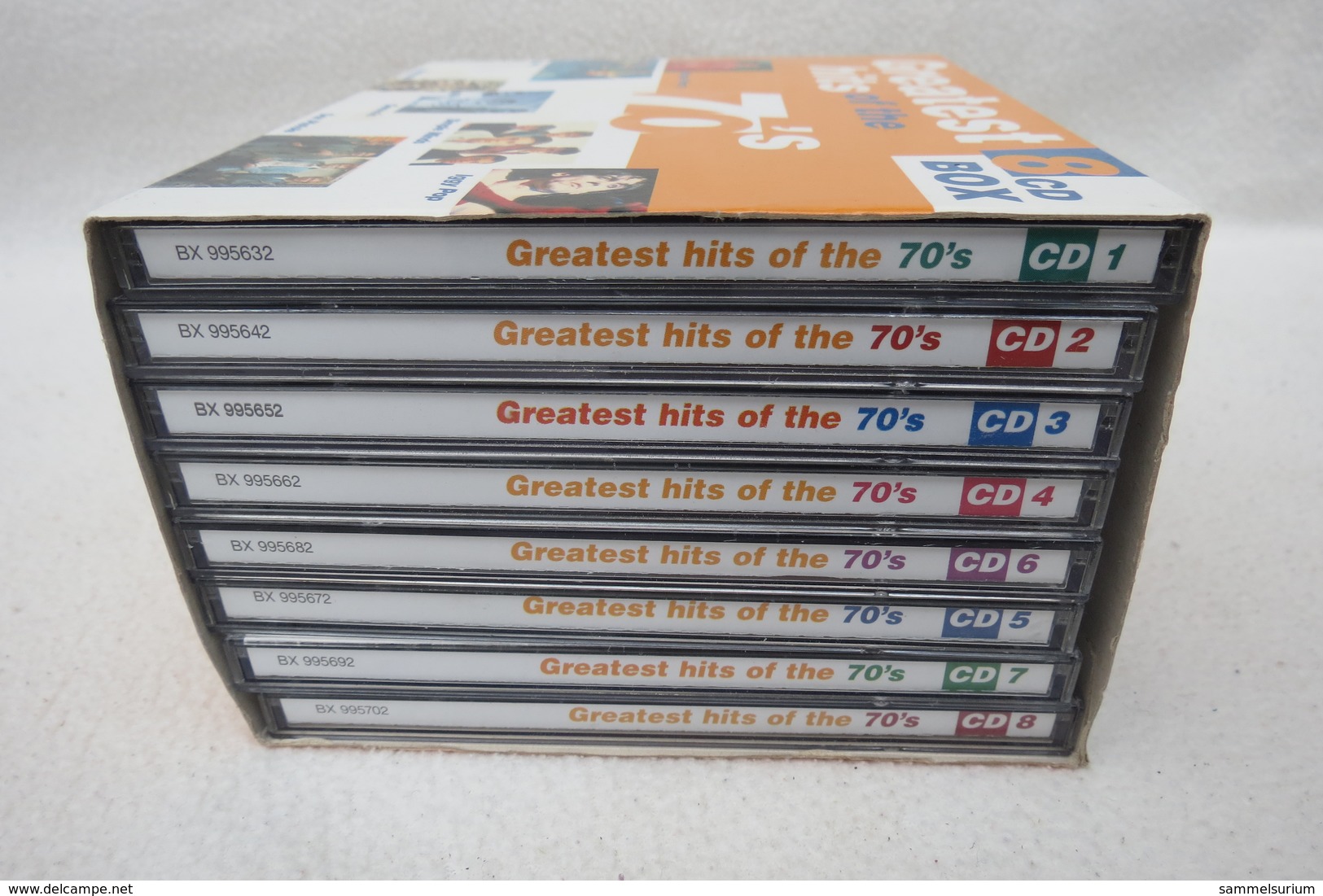 8 CD-Box "Greatest Hits Of The 70´s" - Hit-Compilations