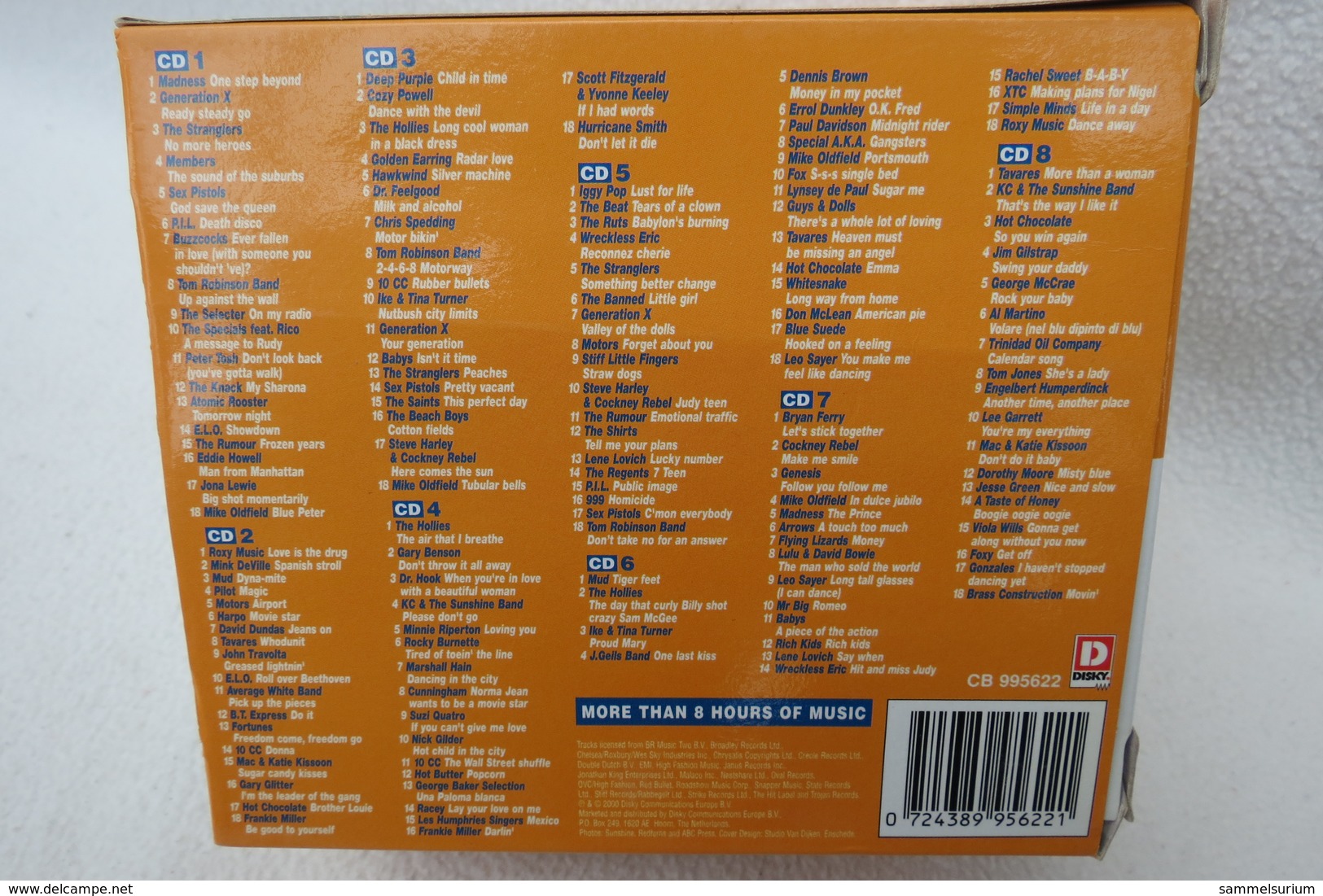 8 CD-Box "Greatest Hits Of The 70´s" - Hit-Compilations