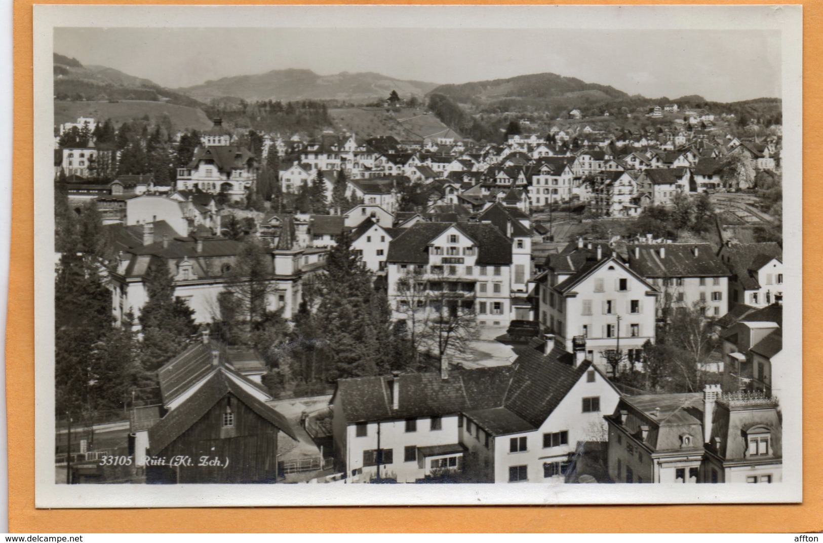 Ruti  1920 Postcard - Rüti