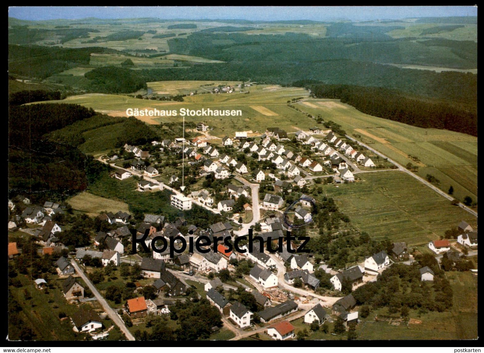 ÄLTERE POSTKARTE MÜSCHENBACH-HACHENBURG GÄSTEHAUS STOCKHAUSEN HOTEL PENSION PANORAMA Cpa AK Ansichtskarte Postcard - Hachenburg