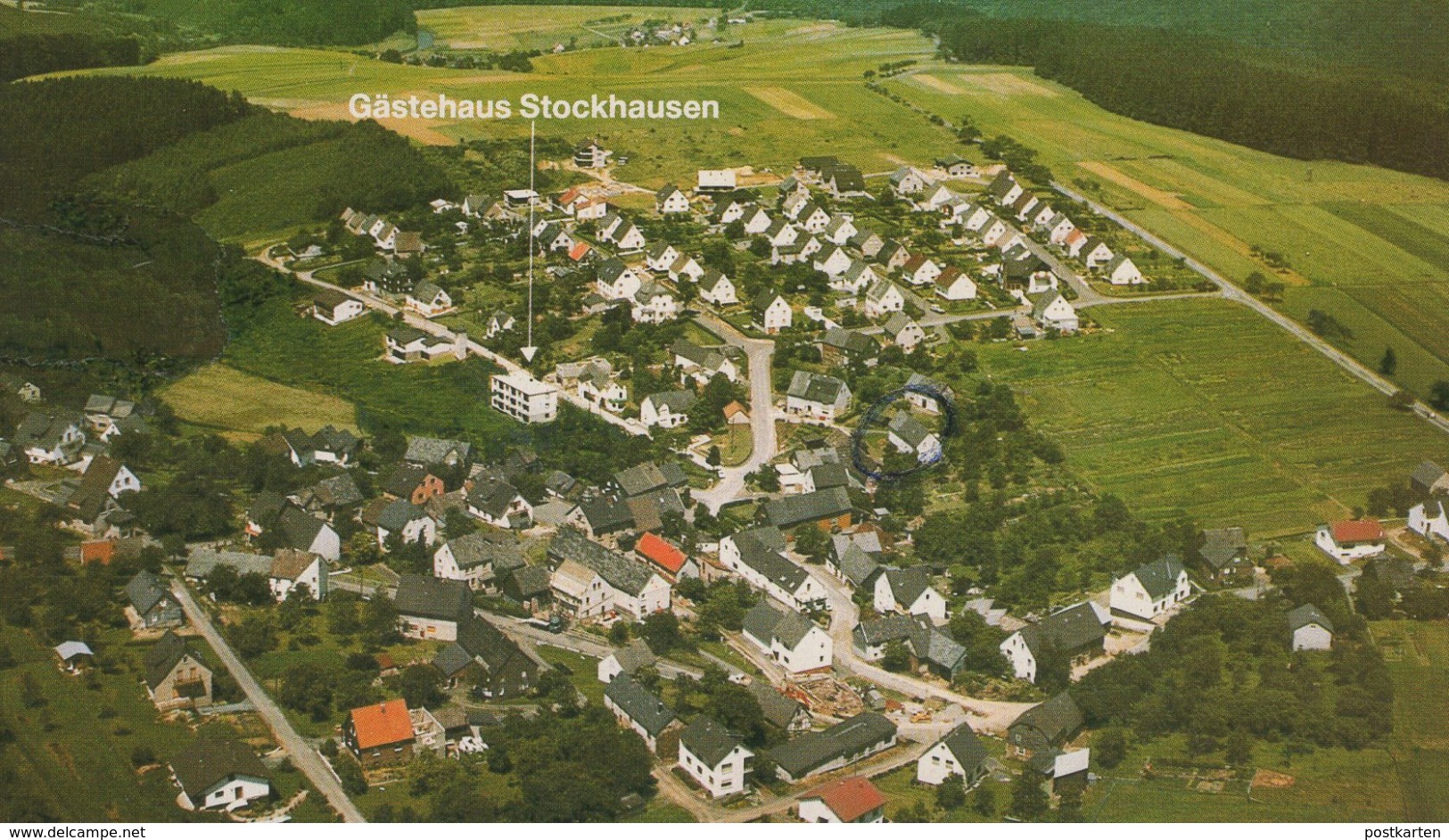 ÄLTERE POSTKARTE MÜSCHENBACH-HACHENBURG GÄSTEHAUS STOCKHAUSEN HOTEL PENSION PANORAMA Cpa AK Ansichtskarte Postcard - Hachenburg