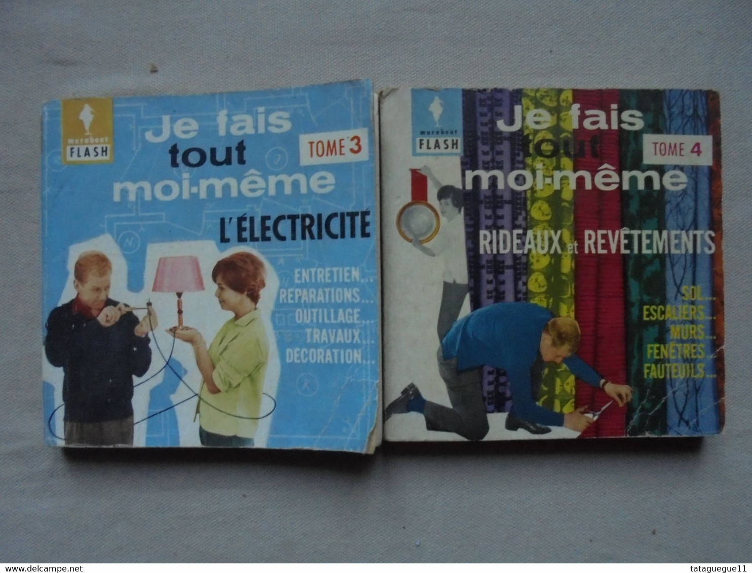 Ancien - 2 Livrets JE FAIS TOUT MOI-MÊME  Tomes 3 & 4 1962 - Maison & Décoration