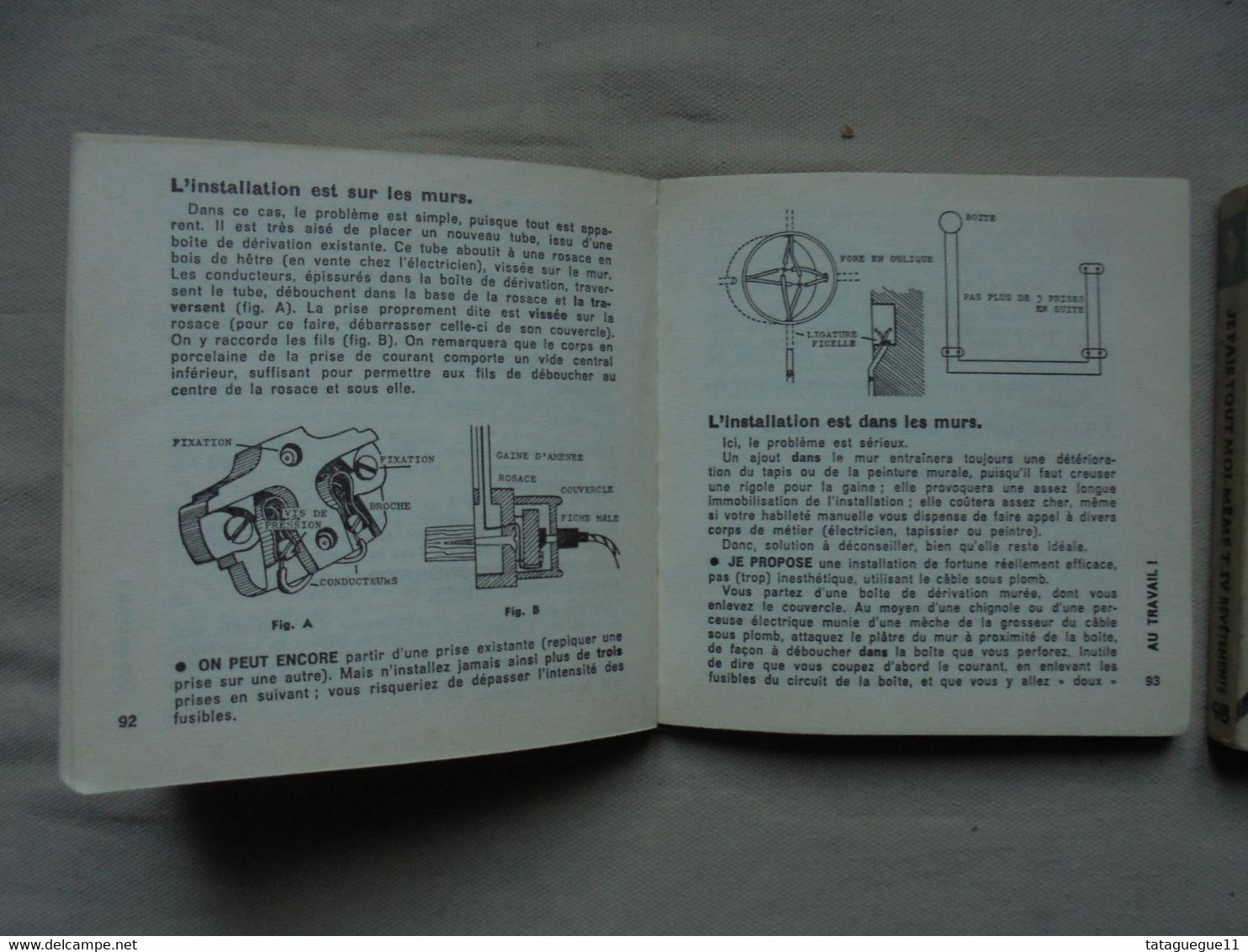 Ancien - 2 Livrets JE FAIS TOUT MOI-MÊME  Tomes 3 & 4 1962 - Maison & Décoration