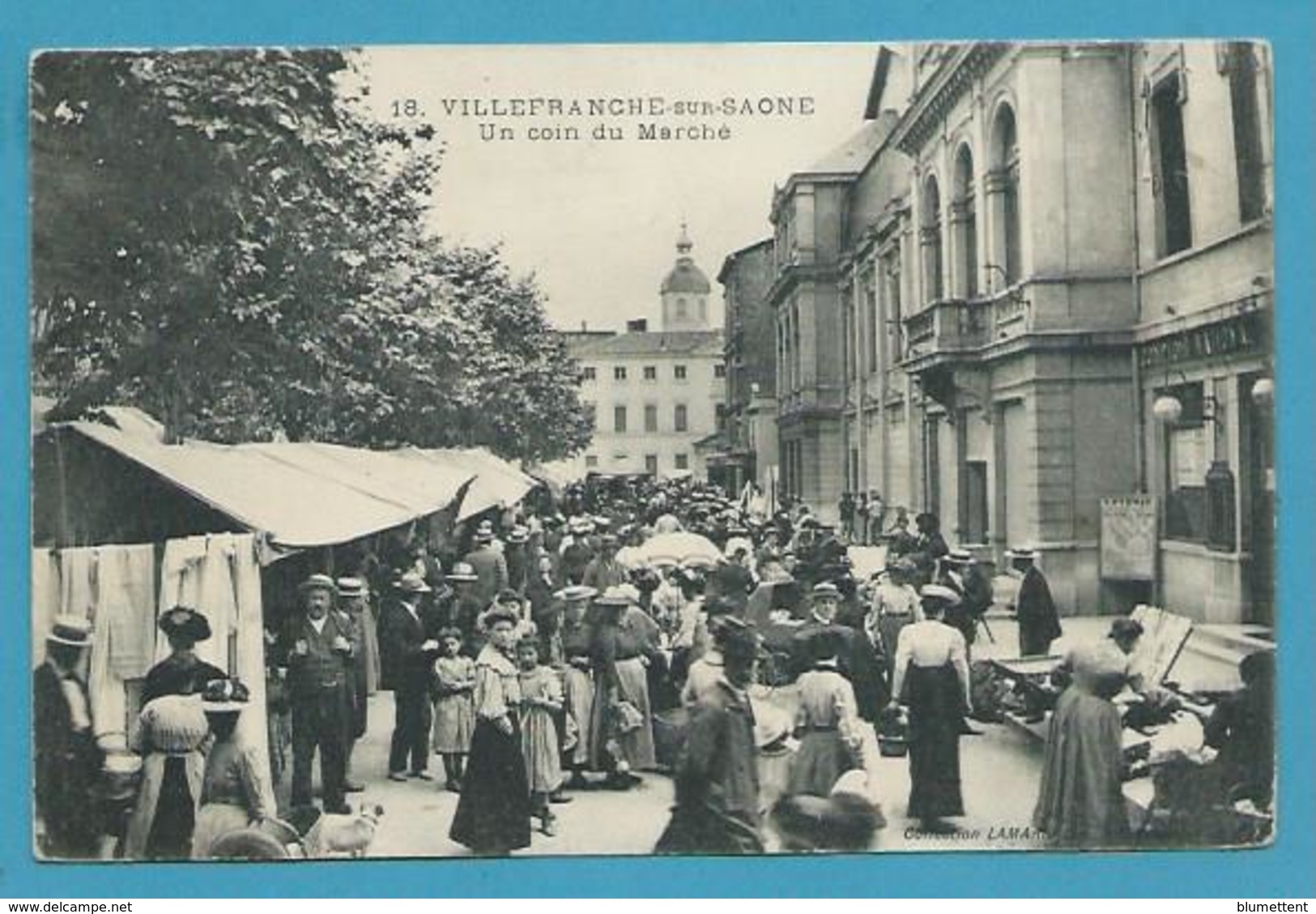 CPA 19 - Métier Marchands Ambulants Un Coin Du Marché  VILLEFRANCHE-SUR-SAÔNE 69 - Villefranche-sur-Saone