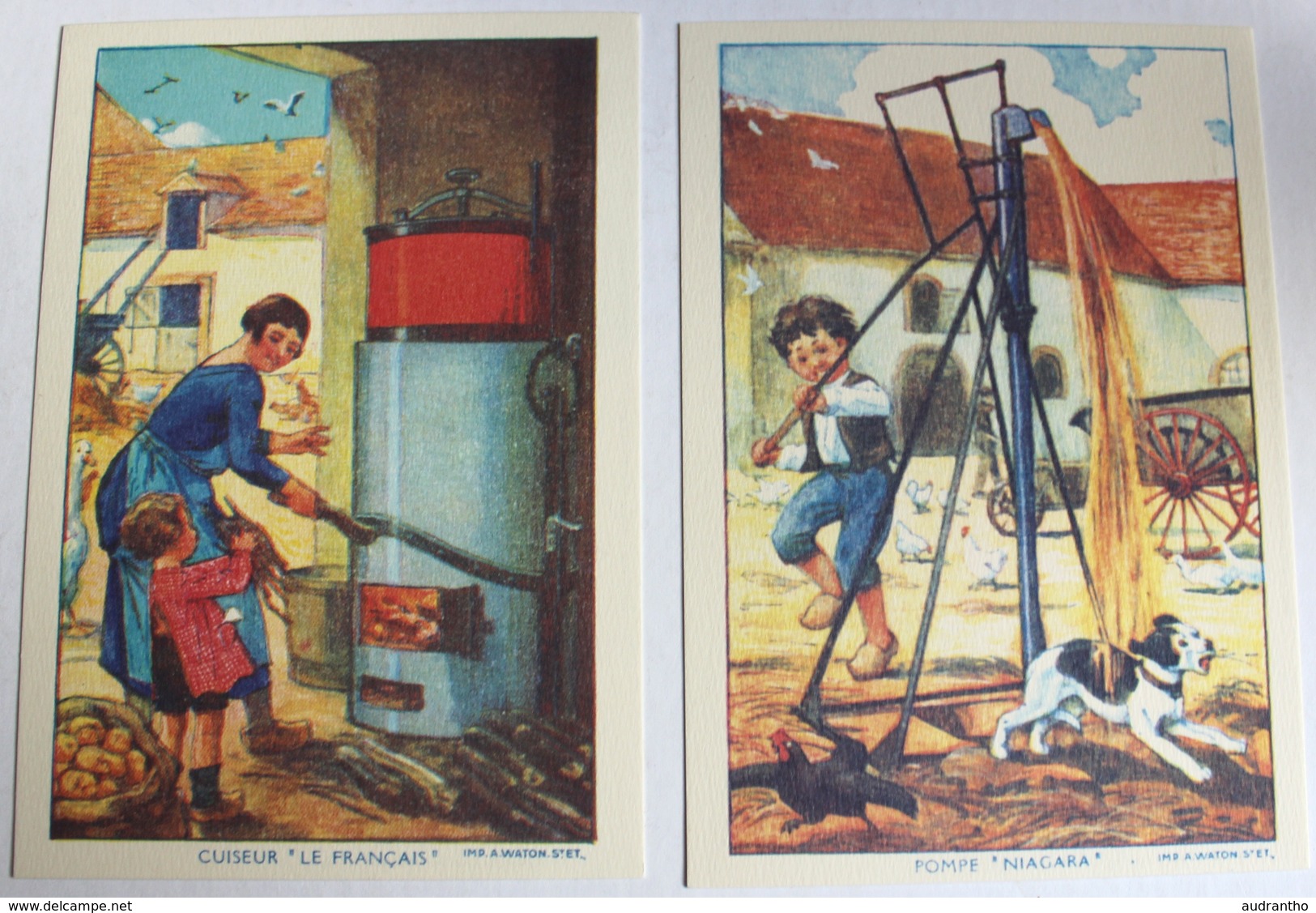10 cartes postales numérotées Saint Dizier entreprise Ronot chaudronnerie centenaire 2005 machine agricole