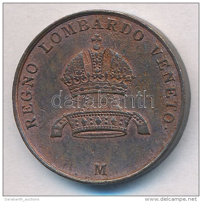 Olasz &Aacute;llamok / Lombardia-Velence 1849M 5c Cu T:2 
Italian States / Lombardy-Venetia 1849M 5 Centesimi Cu... - Non Classés