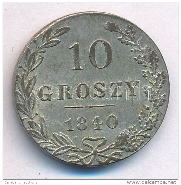 Lengyelrosz&aacute;g / Kongresszusi Lengyelorsz&aacute;g 1840MW 10gr Ag (0.1920) T:2 Ph., Patina
Poland / Congress... - Non Classés