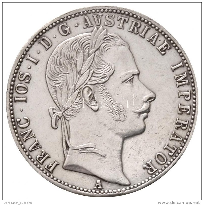 Ausztria 1861A 1 Fl Ag 'Ferenc J&oacute;zsef' (12,36g) T:1- Kis Ph. / Austria 1861A 1 Florin Ag 'Franz Joseph'... - Sin Clasificación