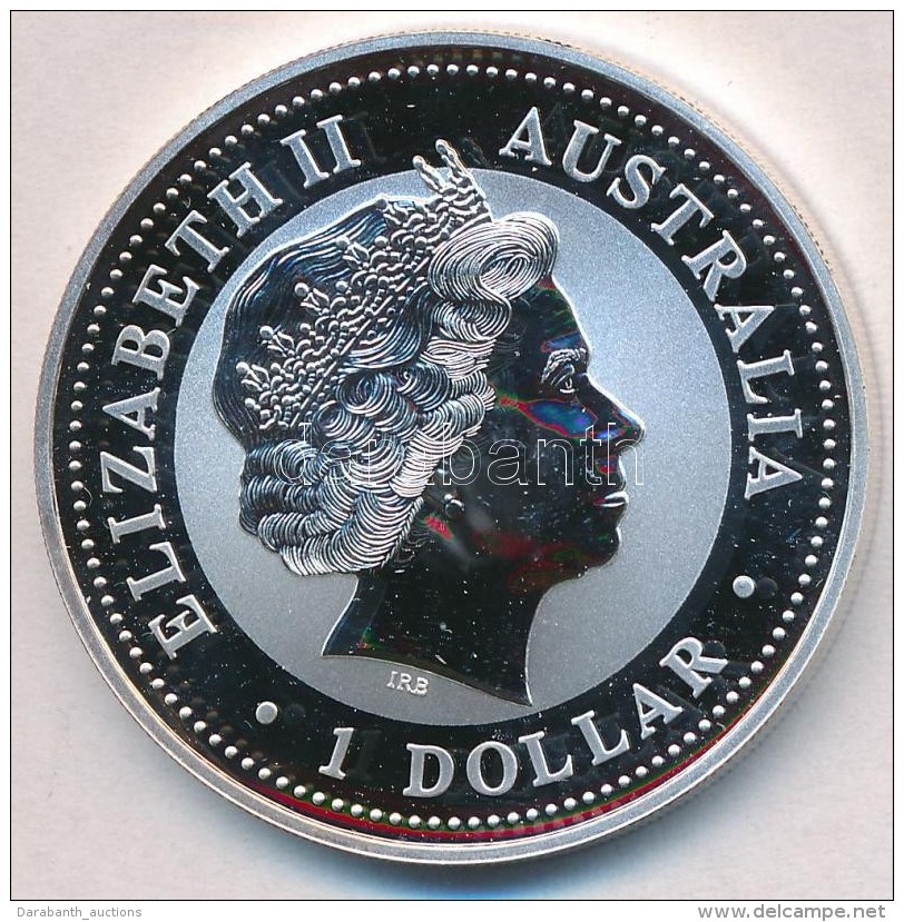 Ausztr&aacute;lia 2001. 1$ Ag 'Kookaburra' (1oz/0.999) T:1 
Australia 2001. 1 Dollar Ag 'Kookaburra' (1oz/0.999)... - Non Classés