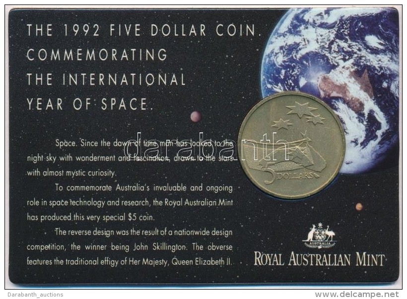 Ausztr&aacute;lia 1992. 5$ Al-Br 'Nemzetk&ouml;zi Å°r &eacute;ve' D&iacute;szkiad&aacute;sban T:1
Australia 1992. 5... - Non Classés