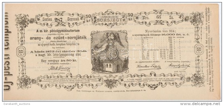 Budapest / Pest 1873. 'A Magyar Kir&aacute;lyi P&eacute;nz&uuml;gyminiszt&eacute;rium Arany- &eacute;s Ez&uuml;st... - Non Classés
