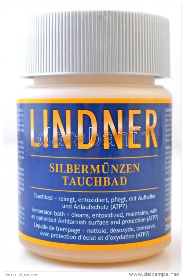 Lindner Ez&uuml;st Tiszt&iacute;t&oacute; Folyad&eacute;k 250 Ml Lindner Cleaning Dip For Silver Coins 250 Ml - Non Classés