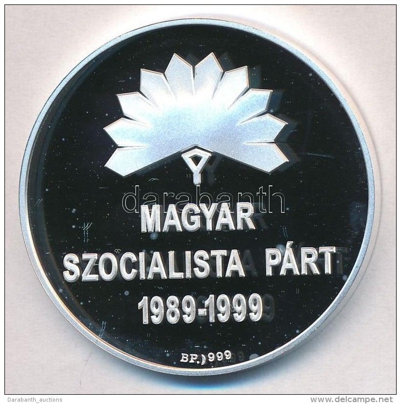 ~1990. 'Magyar Szocialista P&aacute;rt 1989-1999 / Eur&oacute;pai Szocialist&aacute;k P&aacute;rtja' Jelzett Ag... - Non Classés