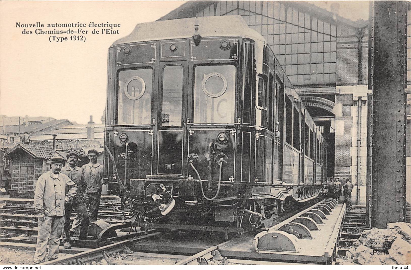 ¤¤  -  Nouvelle Automobile Electrique Des Chemins De Fer De L'Etat (Type 1912)  -  Train, Cheminots   -  ¤¤ - Materiale