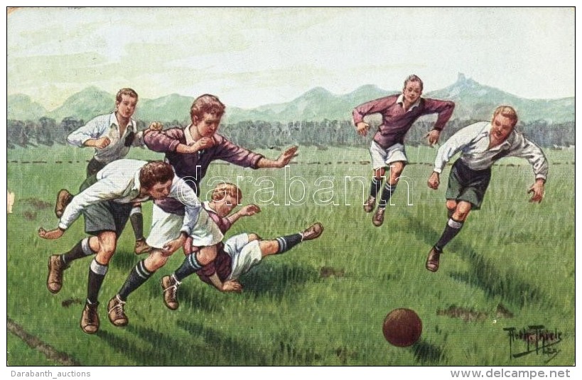 T2 Football Match, T.S.N. Serie 1428. S: Arthur Thiele - Non Classés