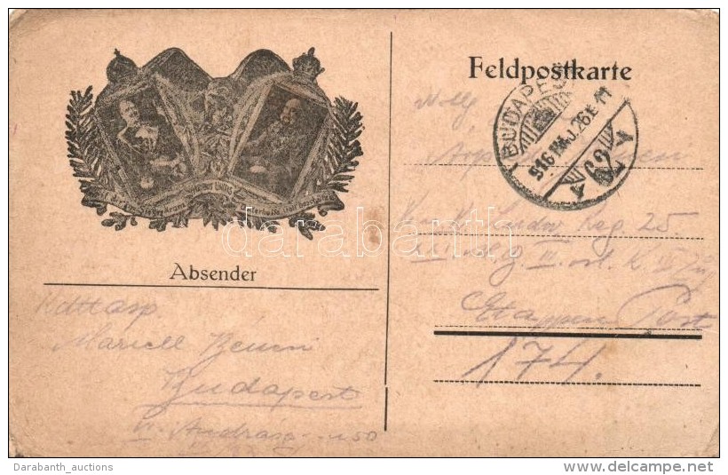 T2/T3 Wilhelm II, Franz Joseph, Viribus Unitis Propaganda Card  (EK) - Non Classés