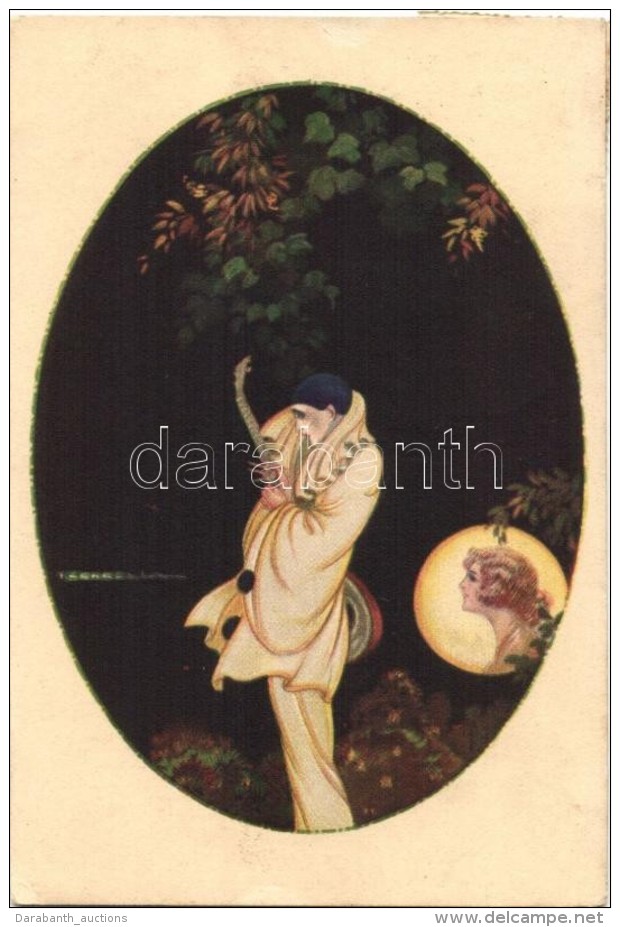 T2/T3 Pierrot, Italian Art Postcard, Degami No. 668., S: T. Corbella (EK) - Non Classés