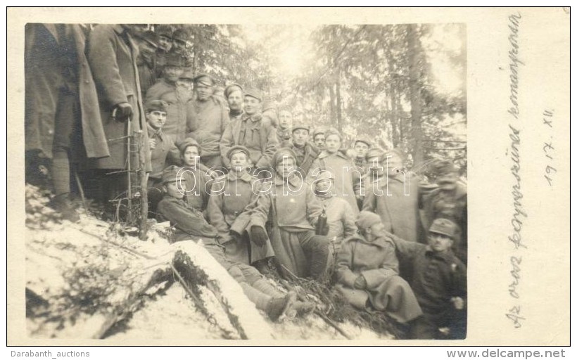 * T2/T3 1917 December Orosz Fegyversz&uuml;net, Bar&aacute;tkoz&aacute;s / WWI Armistice At The Eastern Front,... - Non Classés