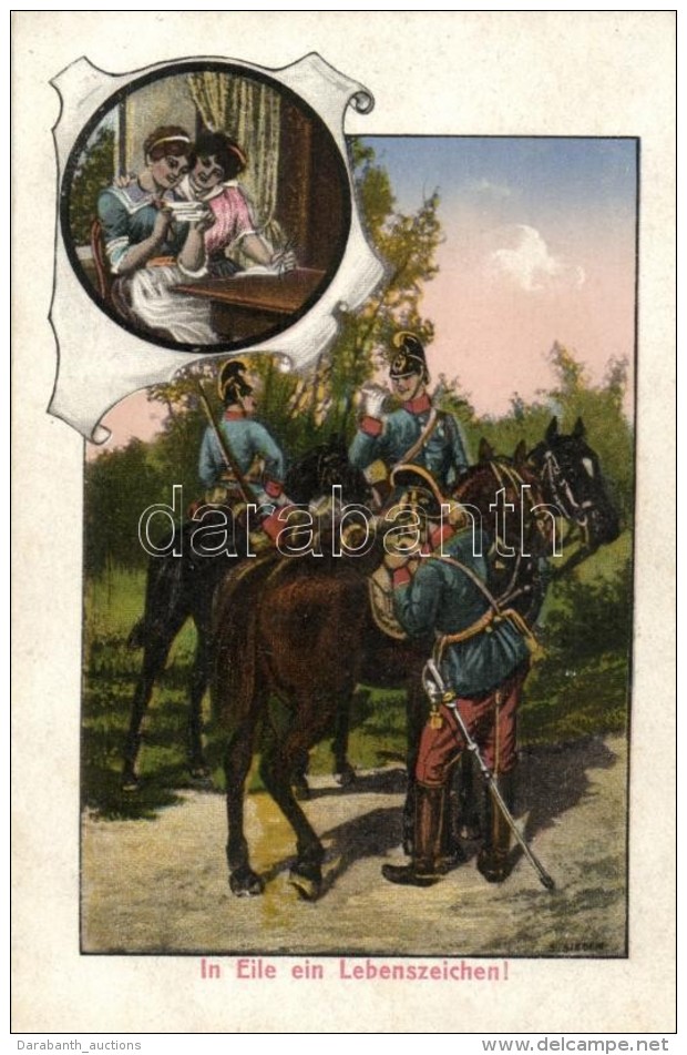 * T2/T3 In Eile Ein Lebenszeichen / WWI Romantic Postcard, K.u.K. Military - Non Classés