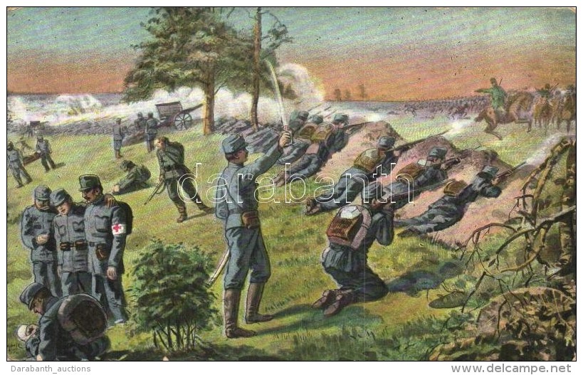 T2/T3 WWI K.u.K. Military Art Postcard  (EK) - Non Classés