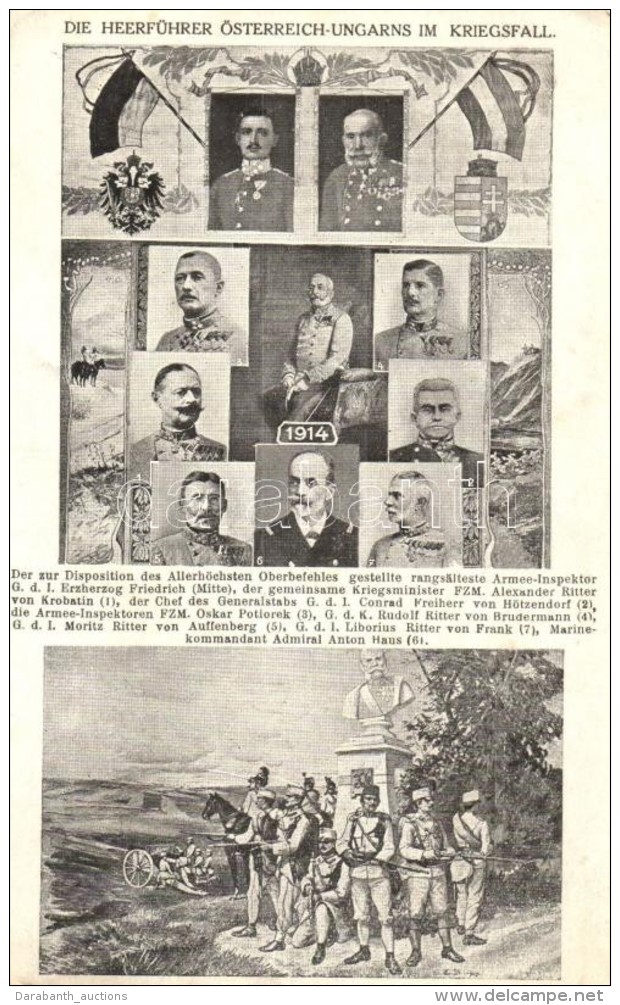 ** T2/T3 Die Heerf&uuml;hrer &Ouml;sterreich-Ungarns Im Kriegsfall / WWI Austro-Hungarian Military Leaders At War,... - Non Classés